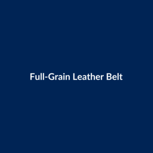 Full-Grain Leather Belt | Custom Buckle
